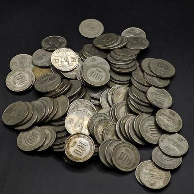 【淘币小摊】限时拍第八百三十五拍  散币批量币场  满百包邮可预留两周  周一统一发货  - 韩国100元120枚