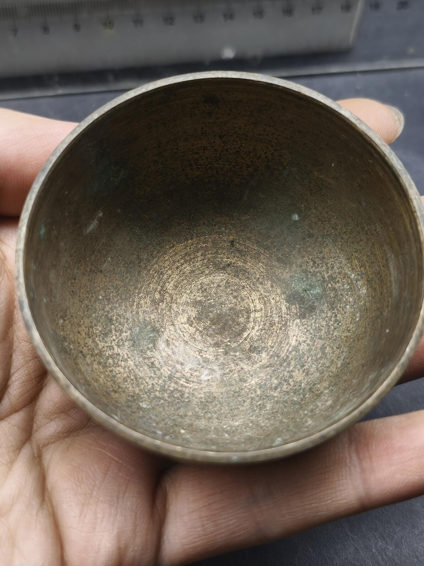 97期回流戒指饰品杂件纪念章丝路钱币专场 铜钵