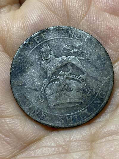 2025年第一百四十四场(总第一百七十场）品种丰富英国一线回流散币年末特拍场第一场(免佣金) - 英国🇬🇧1921年1先令银币(乔治五世第二版，500银)