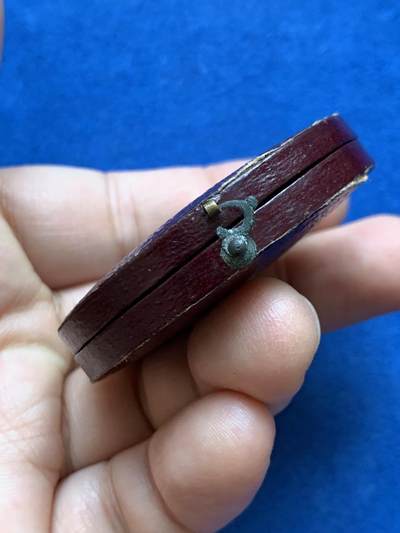 《竞宝斋》第449场 周日，周一，周二  3场连拍 （全场包邮，欢迎送拍） 法国1906年玛丽安娜教育联盟铜制奖章，罗蒂作品，带原盒，直径：41.7mm，重：31.8g。