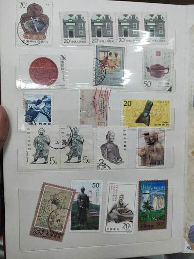 PCAI钱币  21-670  邮票小专场 - 中国邮票一页