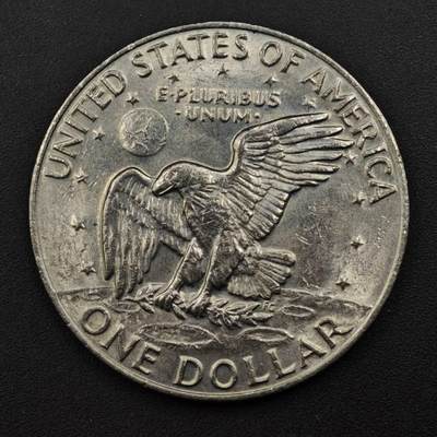 【淘币小摊】限时拍第八百三十五拍  散币批量币场  满百包邮可预留两周  周一统一发货  - 美国1973年月球鹰美元