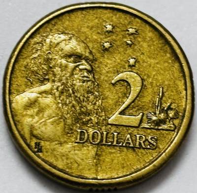 文馨钱币收藏第 286 场，圣诞节专场【 长期接收代拍品低至 0 佣金】 - 好品 1988 年澳大利亚土著人 2 元纪念币