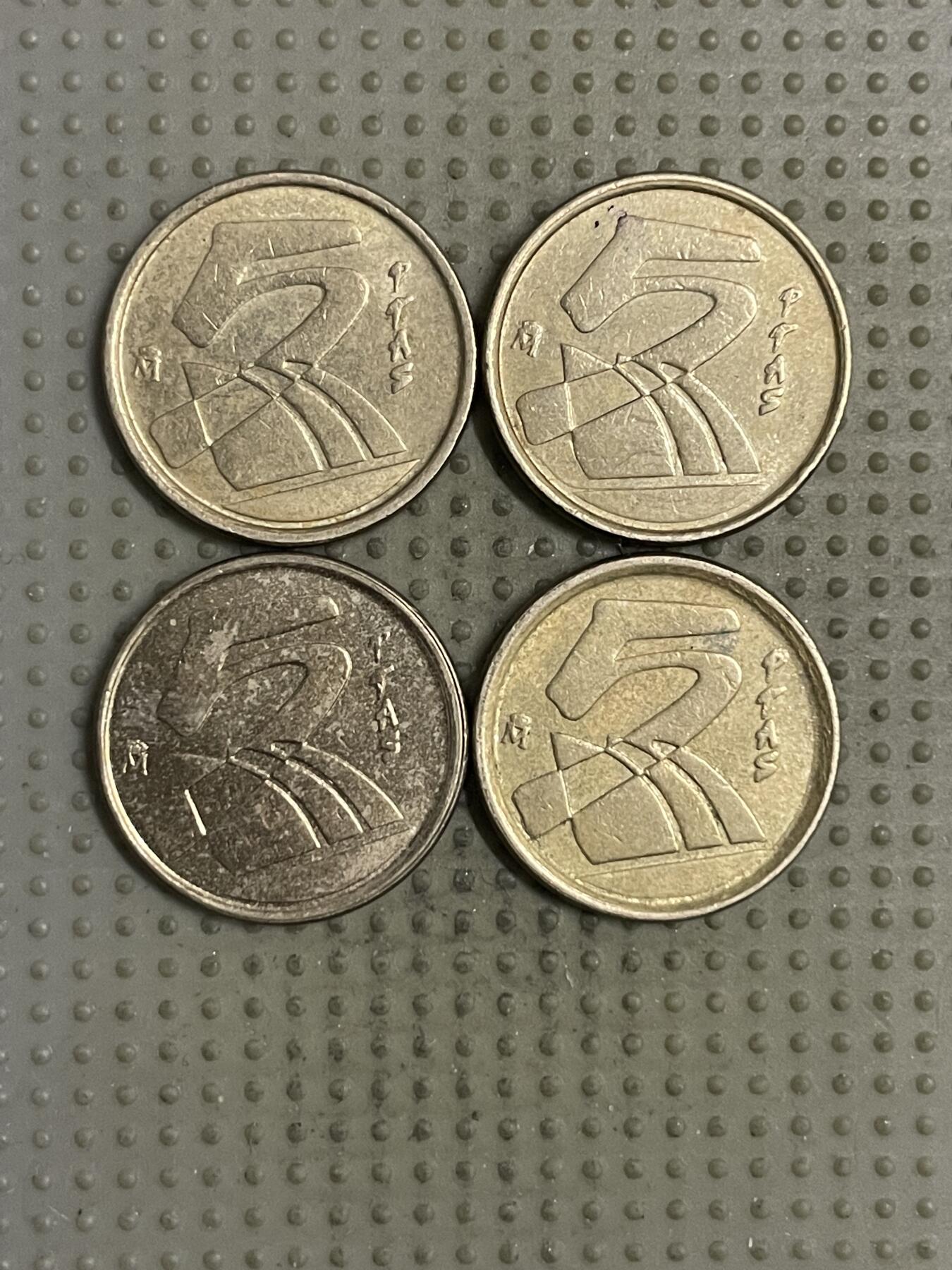 2025年第145场各国散币拍卖（总第145场） 西班牙5比赛塔4枚