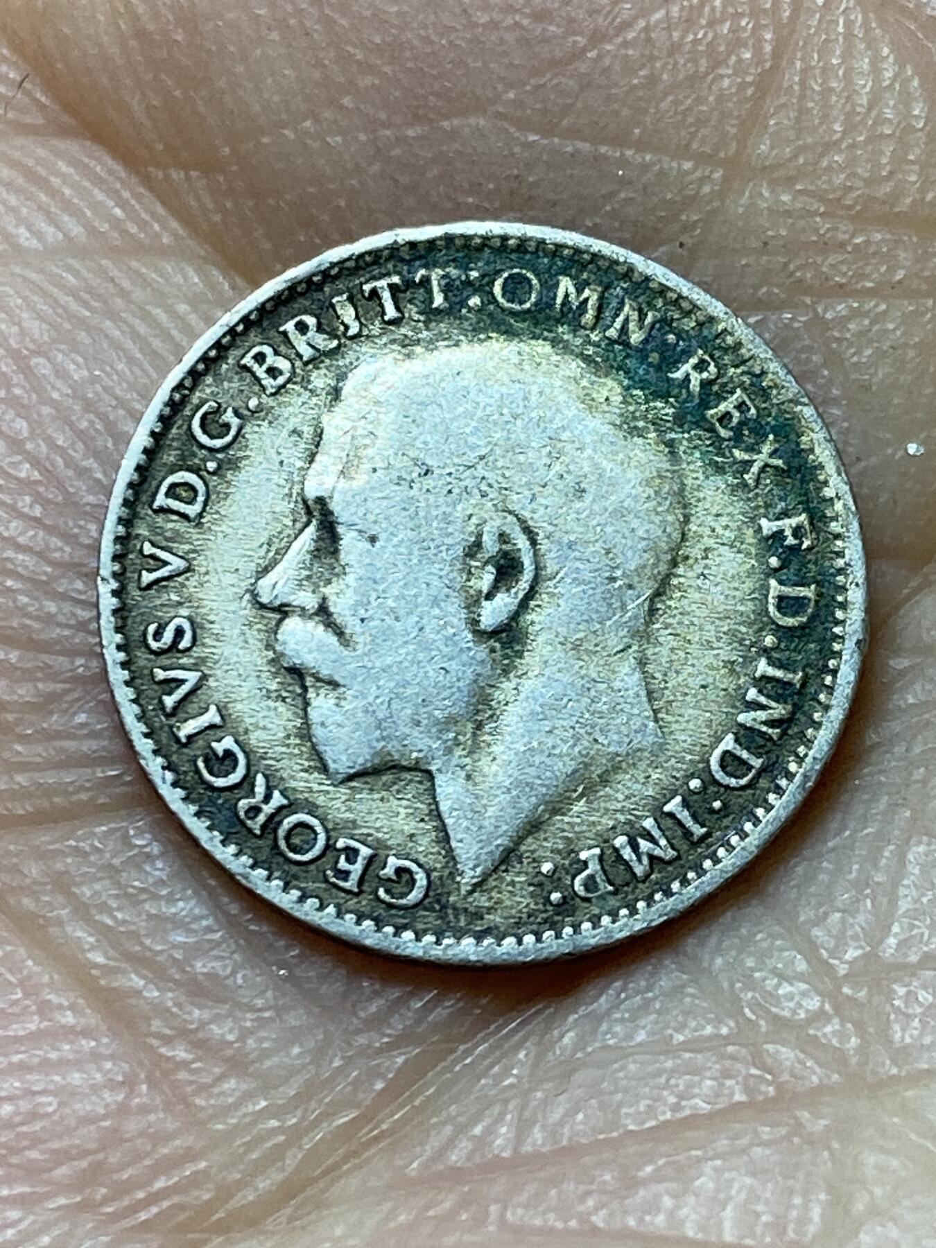 2025年第一百四十四场(总第一百七十场）品种丰富英国一线回流散币年末特拍场第一场(免佣金) 英国🇬🇧1921年3便士银币(乔治五世第二版，500银)