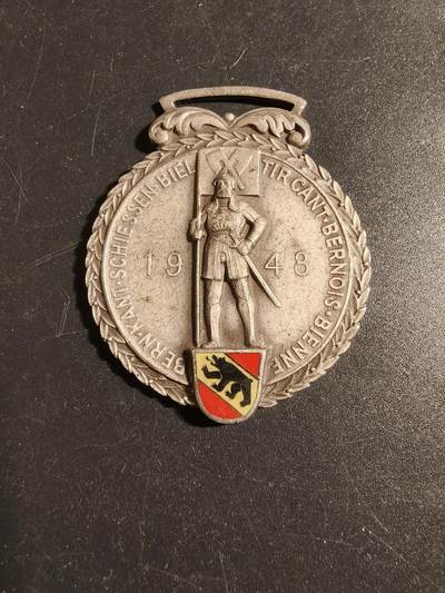 老王徽章第171期 - 瑞士1948年伯尔尼州射击节纪念章