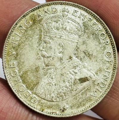 文馨钱币收藏第 286 场，圣诞节专场【 长期接收代拍品低至 0 佣金】 - 少见极美品 1920 年英属海峡殖民地乔治五世 50 分银币，首发年只发行两年时间 500 银