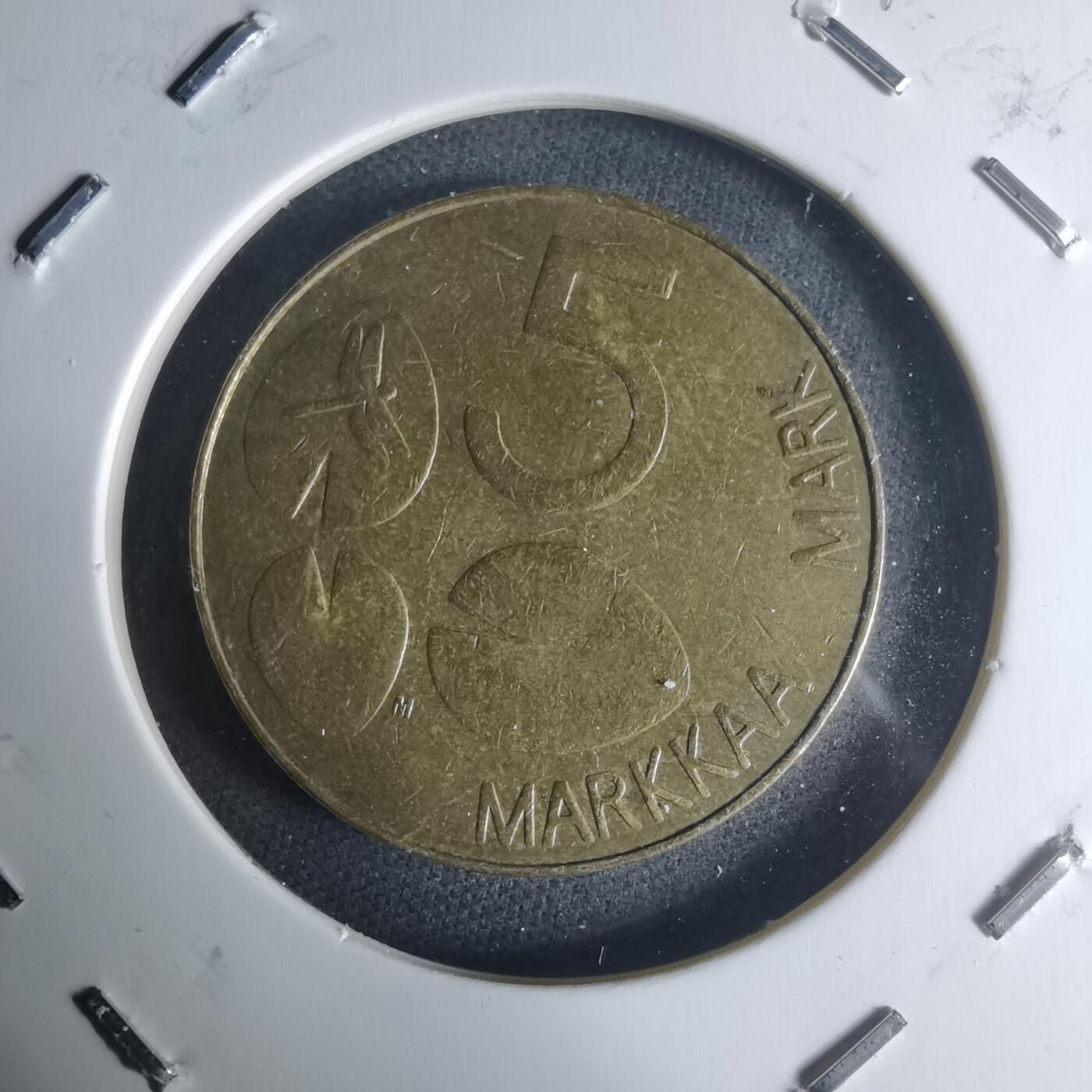 沼泽如烟--第942场 芬兰1993年5马克