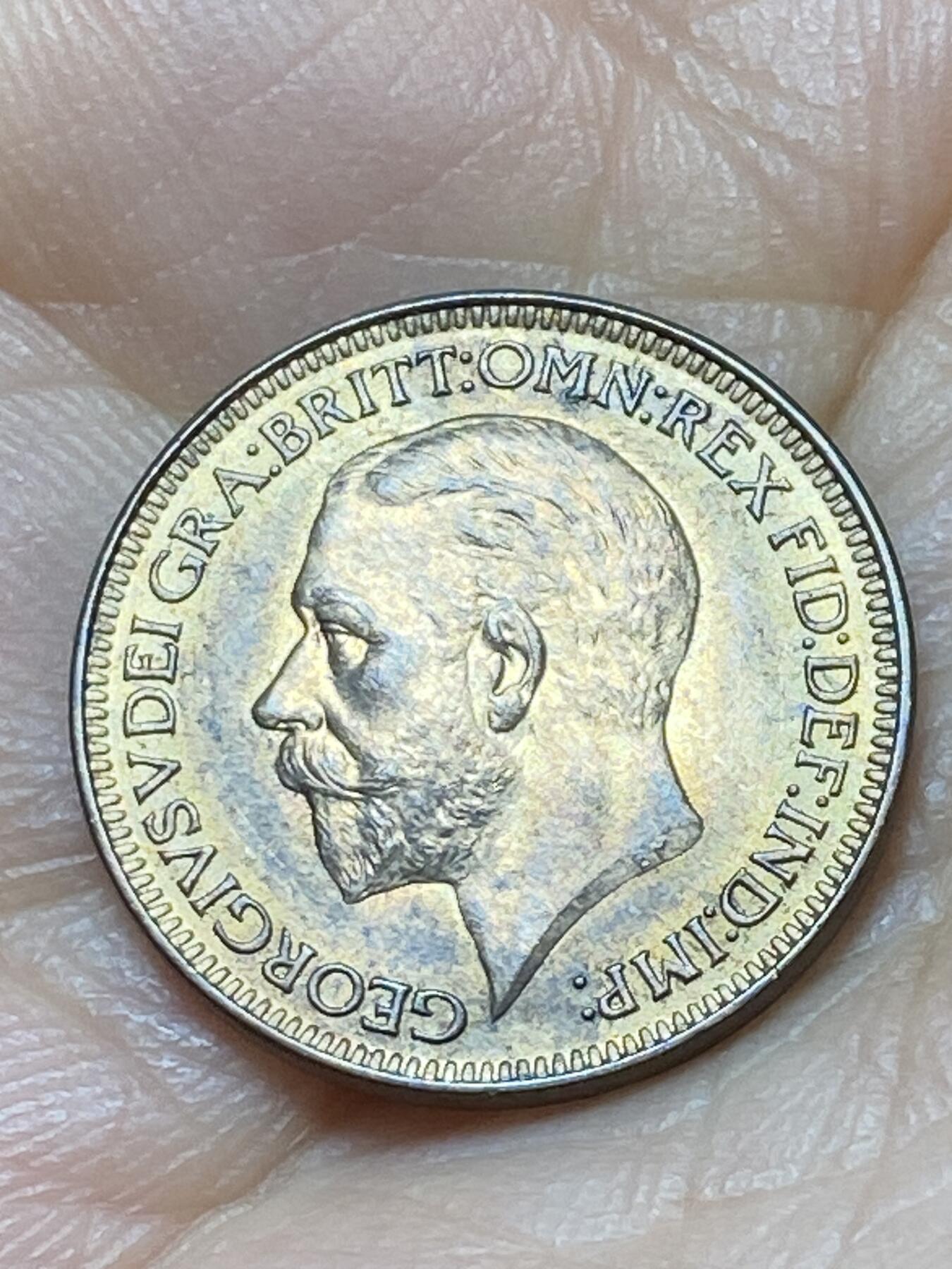 2025年第一百四十四场(总第一百七十场）品种丰富英国一线回流散币年末特拍场第一场(免佣金) 原光好品–英国🇬🇧1927年1法新(乔治五世第三版)