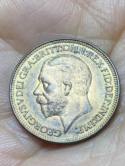 2025年第一百四十四场(总第一百七十场）品种丰富英国一线回流散币年末特拍场第一场(免佣金) - 原光好品–英国🇬🇧1927年1法新(乔治五世第三版)