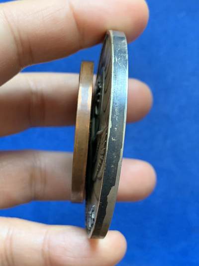 《竞宝斋》第449场 周日，周一，周二  3场连拍 （全场包邮，欢迎送拍） 两枚一组 1950日本政府社会福祉事业功劳章（107克 60.5mm） + 1965都道府颁发全国游泳体育赛铜奖 日本非常难获得的赛事奖章（52.5克 45.1mm）