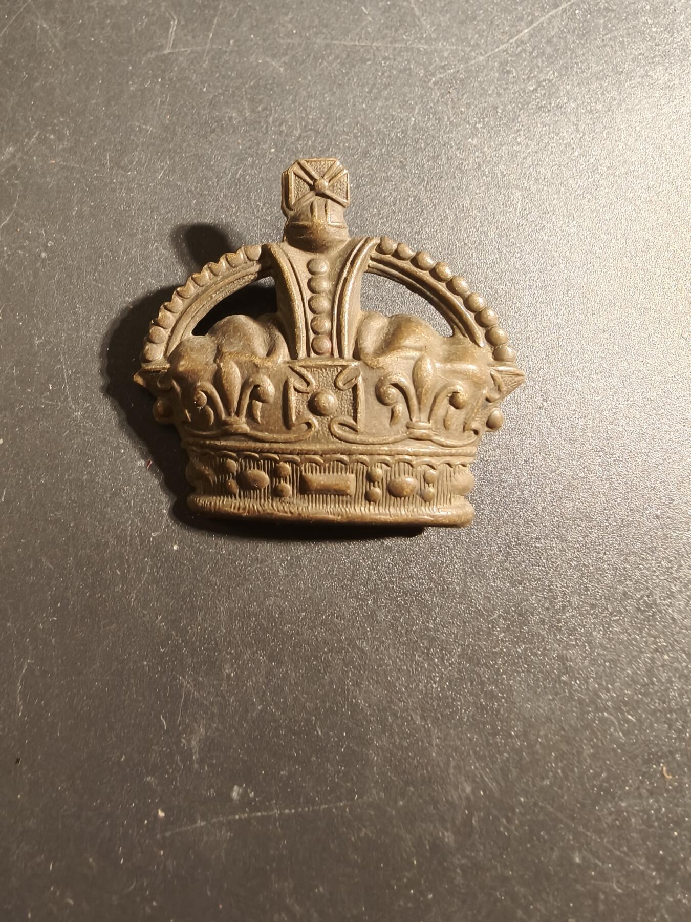 老王徽章第171期 英国军衔配饰都铎王冠    大尺寸35-40mm    一战时期