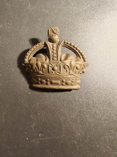 老王徽章第171期 - 英国军衔配饰都铎王冠    大尺寸35-40mm    一战时期