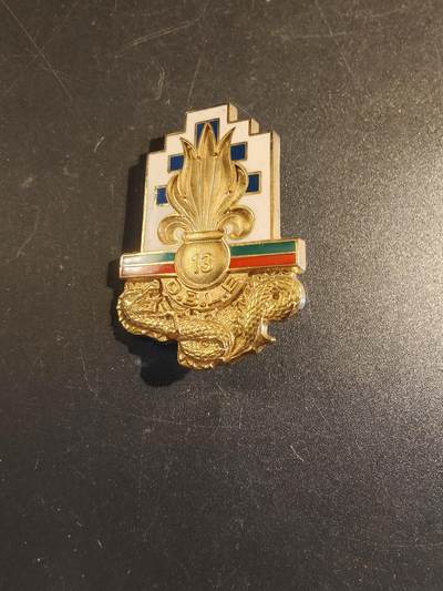 老王徽章第171期 - 法国外籍军团第13团(半旅)证章