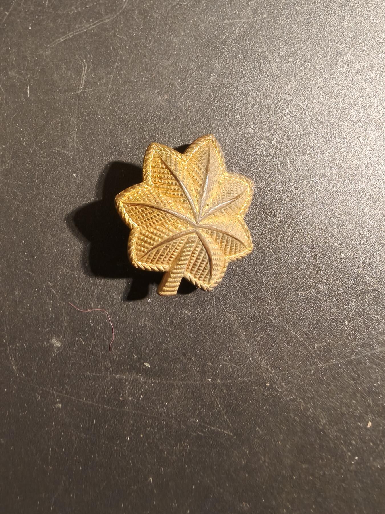 老王徽章第171期 美国少校军衔    二战时期横针版    带厂标