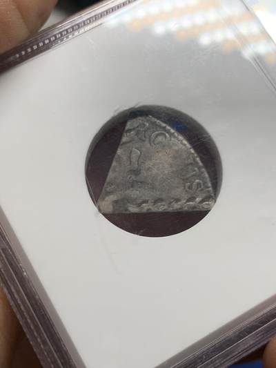 《竞宝斋》第449场 周日，周一，周二  3场连拍 （全场包邮，欢迎送拍） NGC F12 荷属库拉索(加勒比地区) 1818年 3里亚尔 银币 稀见品种