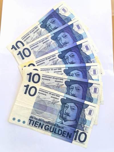 各国外币第104期 无佣金 - 荷兰10盾1968年 6张 8品