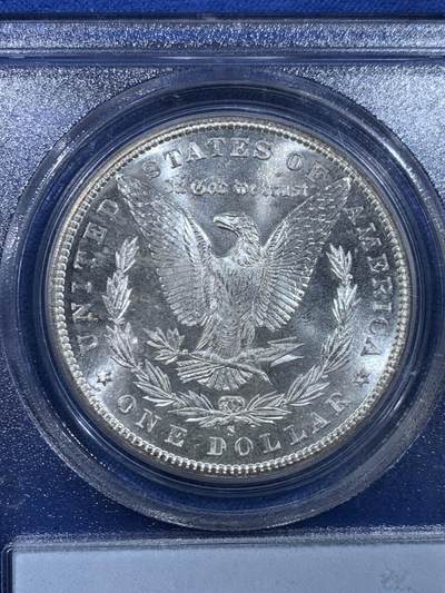 《竞宝斋》第449场 周日，周一，周二  3场连拍 （全场包邮，欢迎送拍） PCGS MS65 美国 1880-S 摩根 1美元银币