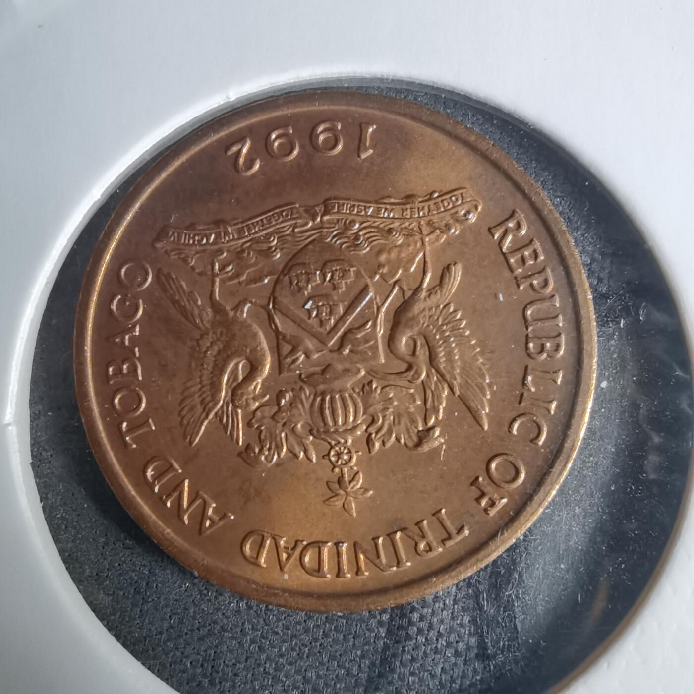 沼泽如烟--第940场 特立尼达和多巴哥1992年五分