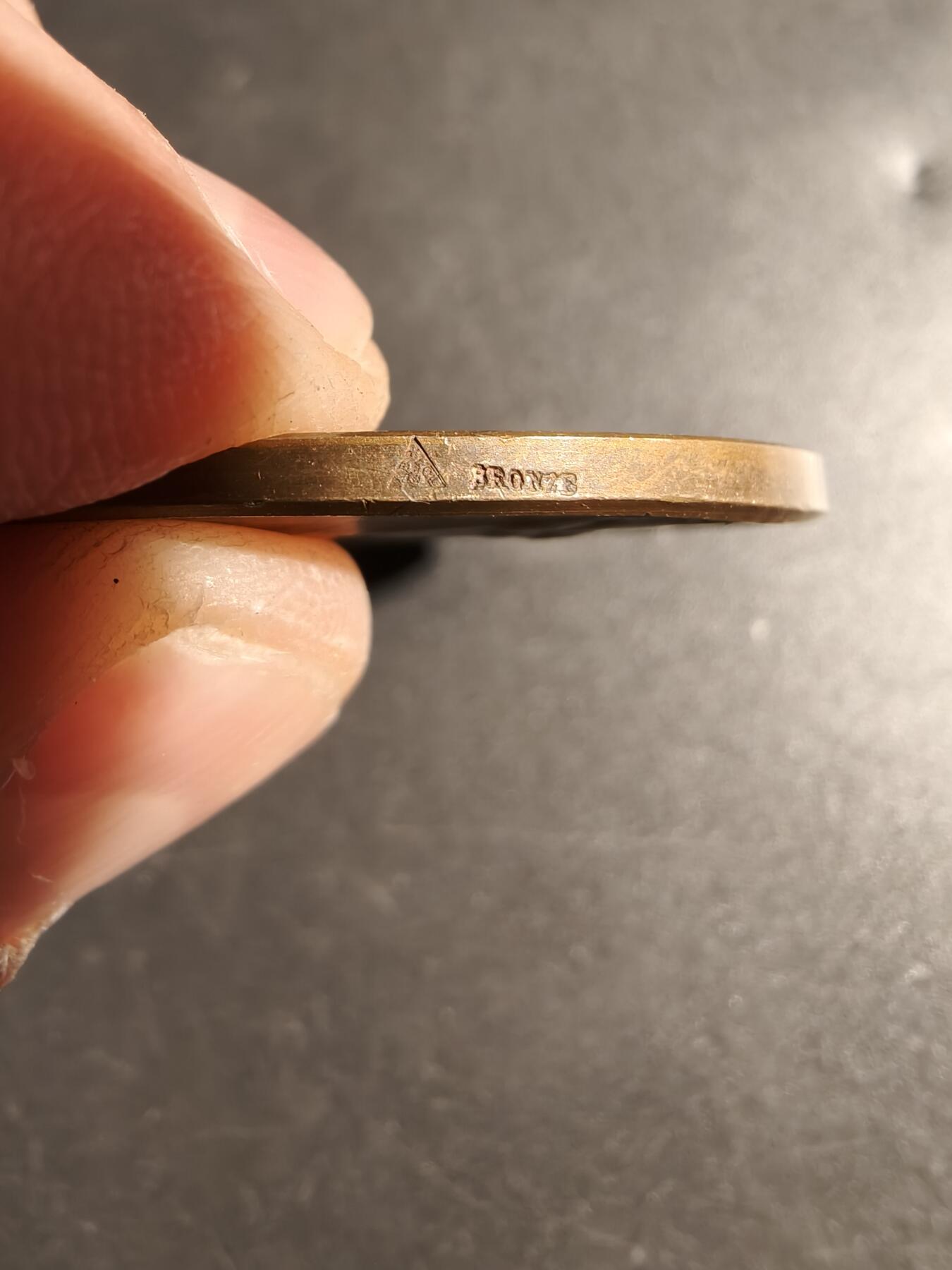 老王徽章第171期 法国卢瓦尔-谢尔省爱国联盟大铜章     自由帽玛丽安娜    大师罗蒂作品     直径46mm    重量41.8g