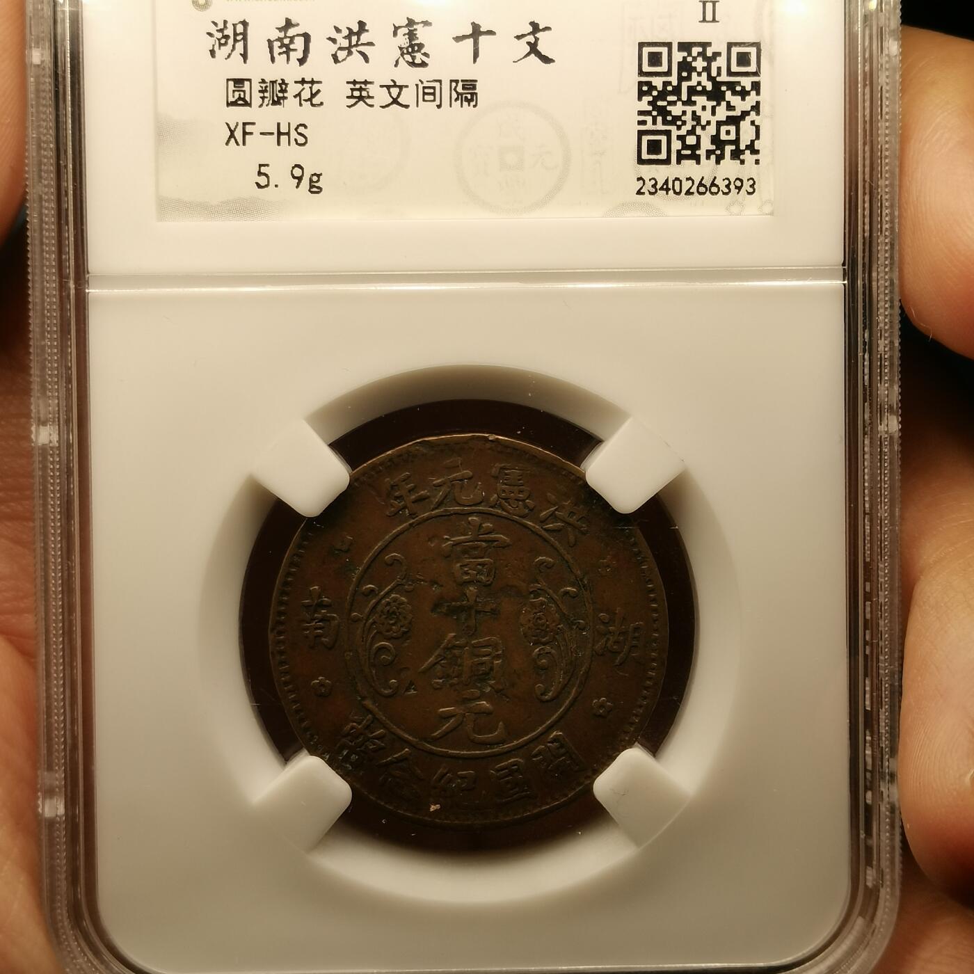 流光霞彩—冬季银元徽章专场 洪宪元年开英文