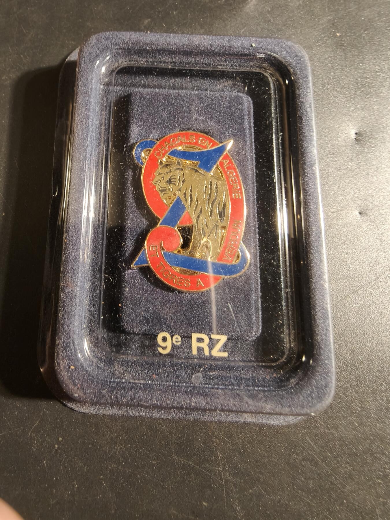 老王徽章第171期 法国非洲军团第9祖阿夫步兵团证章    原盒