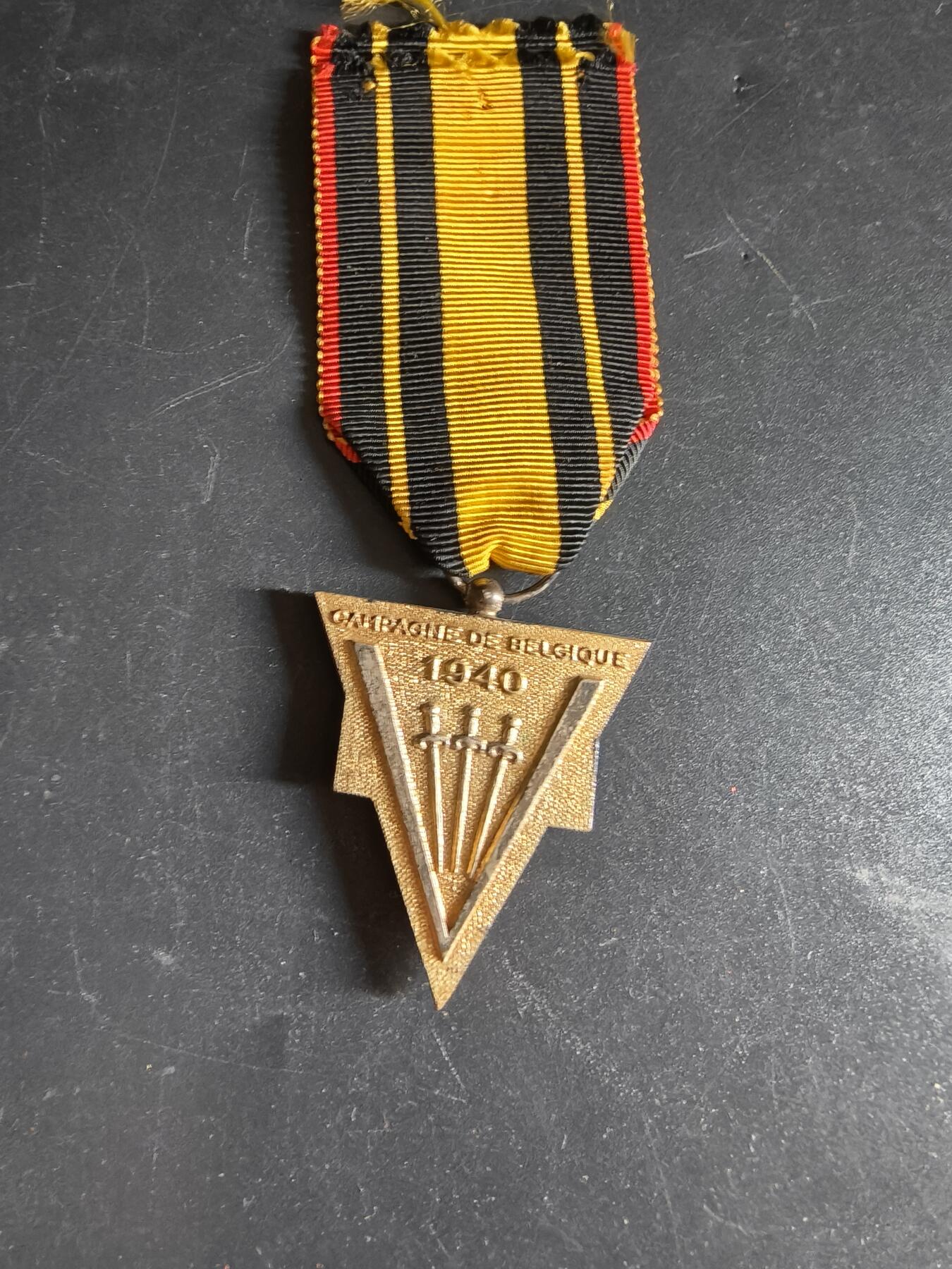 老王徽章第171期 比利时二战1940比利时战役纪念章