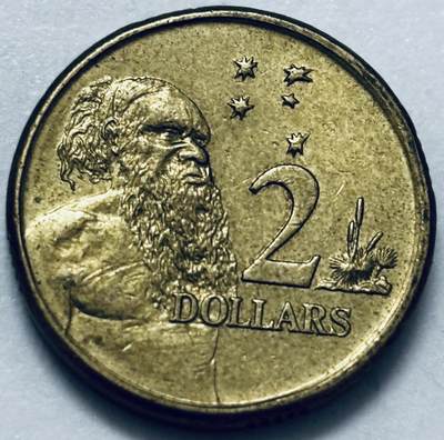 文馨钱币收藏第 286 场，圣诞节专场【 长期接收代拍品低至 0 佣金】 - 好品 1998 年澳大利亚土著人 2 元纪念币