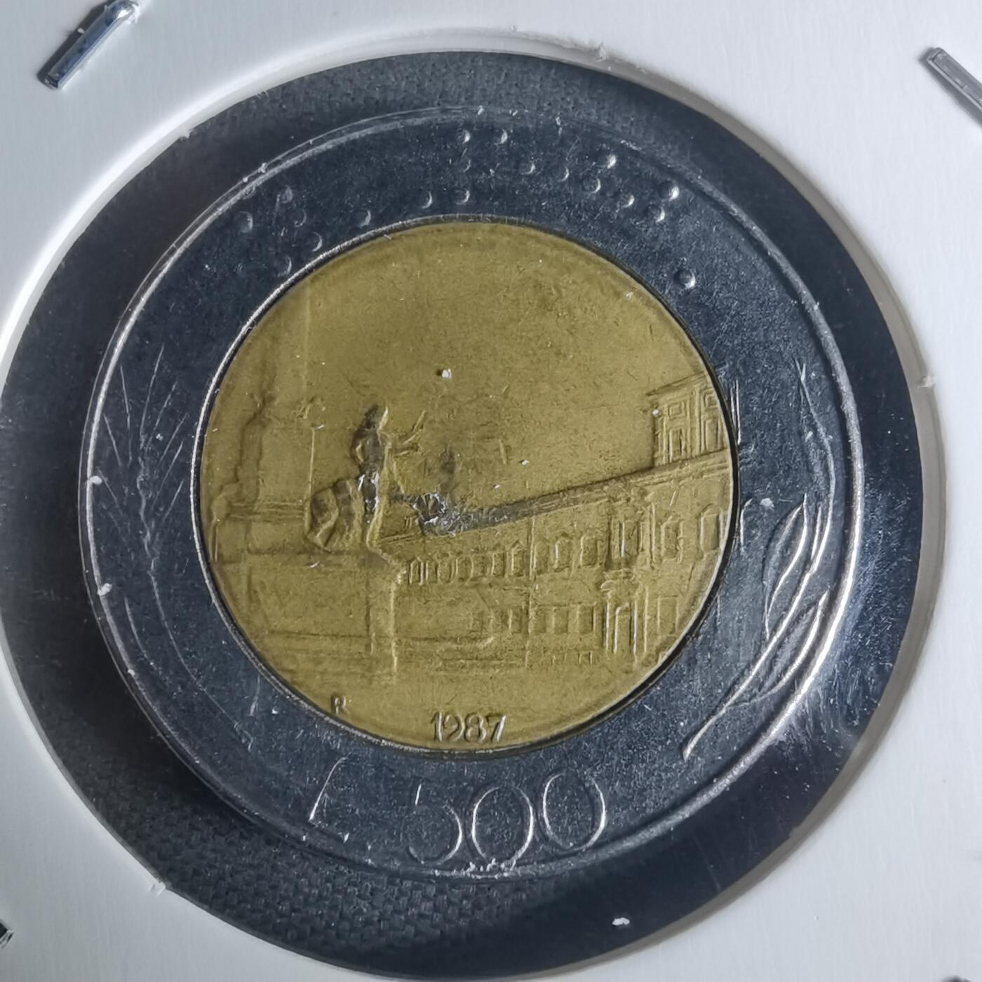 沼泽如烟--第942场 意大利1987年500里拉