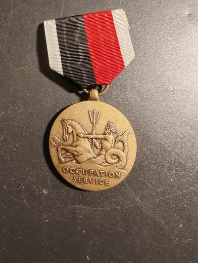 老王徽章第171期 - 美国海军二战占领军服役奖章