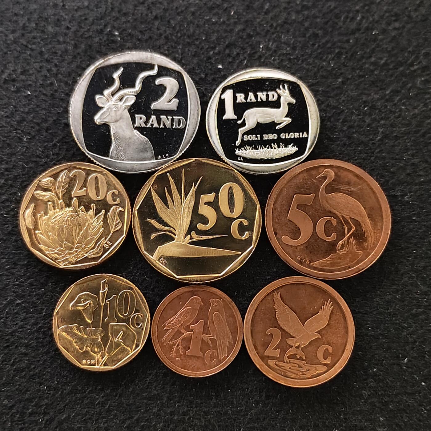 【全场包邮】纯粹捡漏拍488场（免费代拍第25场） 南非1991年8枚精制套币