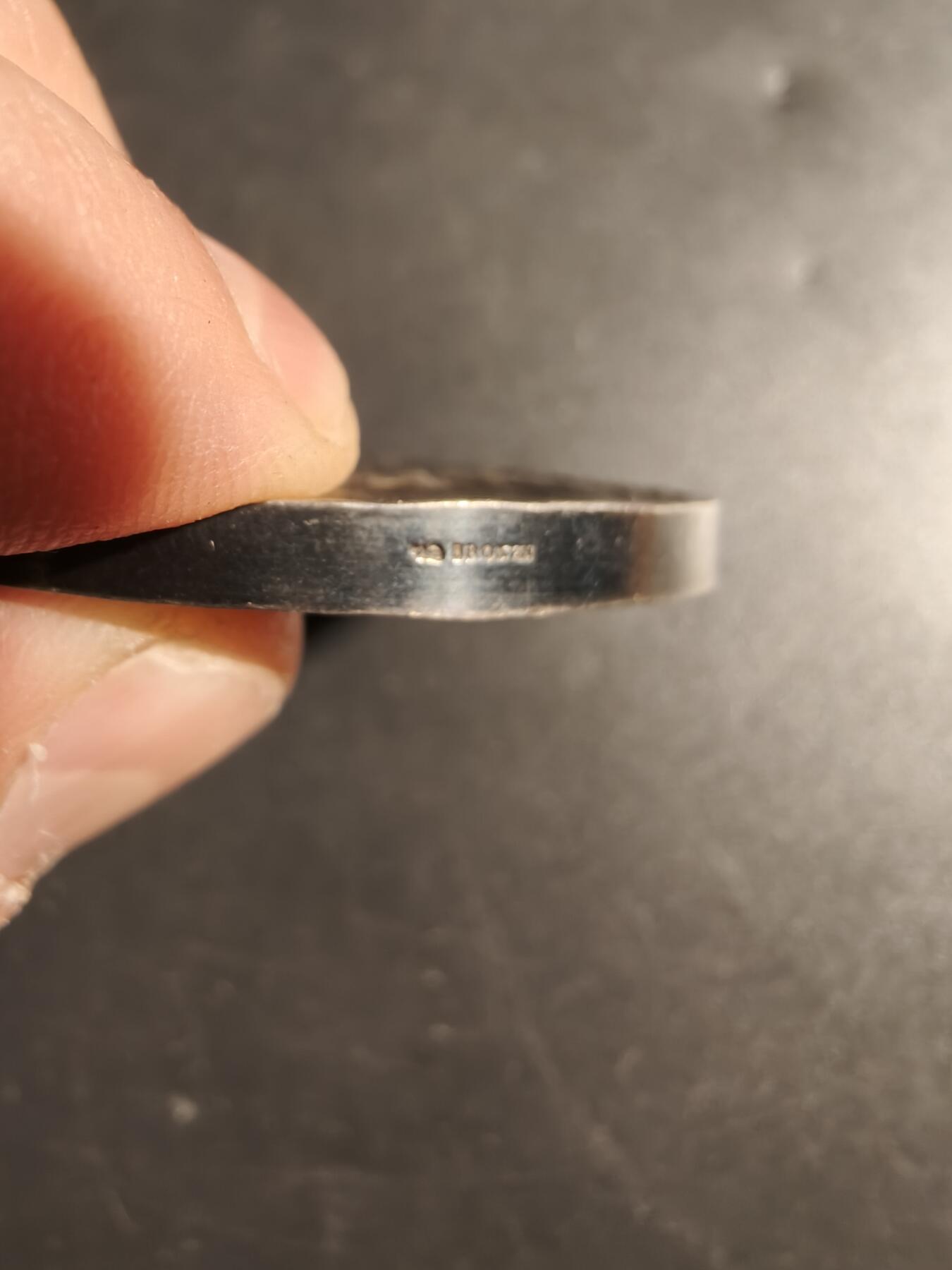 老王徽章第171期 法国手工业商会镀银大铜章     直径58mm    重量110.7g