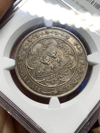 《竞宝斋》第449场 周日，周一，周二  3场连拍 （全场包邮，欢迎送拍） NGC MS62 法国卡尔瓦多斯省公共卫生银章 32mm 丰饶角银标