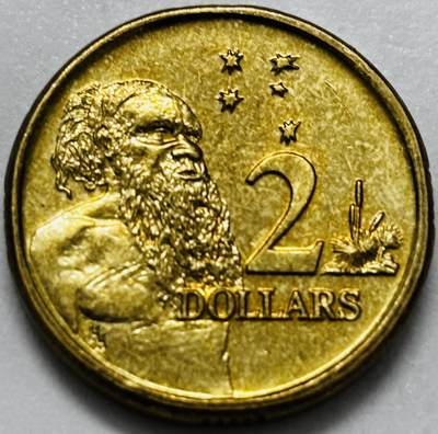 文馨钱币收藏第 286 场，圣诞节专场【 长期接收代拍品低至 0 佣金】 - 好品 1988 年澳大利亚土著人 2 元纪念币