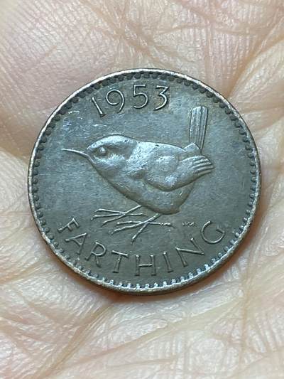 2025年第一百四十四场(总第一百七十场）品种丰富英国一线回流散币年末特拍场第一场(免佣金) - 英国🇬🇧1953单年份1法新(伊丽莎白二世加冕年，第一版)