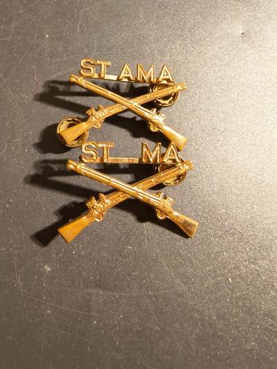 老王徽章第171期 - 美国二战时期州立农业与军事学院领章一组