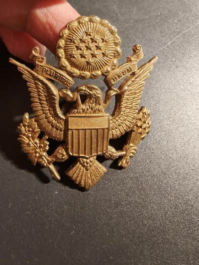 老王徽章第171期 - 美国陆军大檐帽帽徽 
