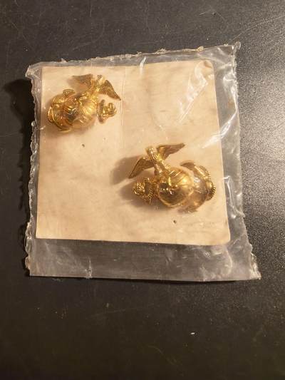 老王徽章第171期 - 美国海军陆战队领章一组    未拆封