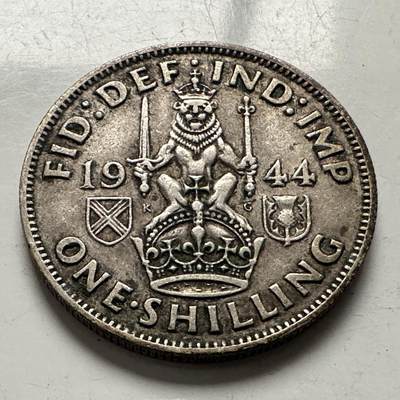 🌹外币初藏🌹🐯2025年第144场  每周二四六晚8️⃣点 接代拍 - 英国1944年一先令银币