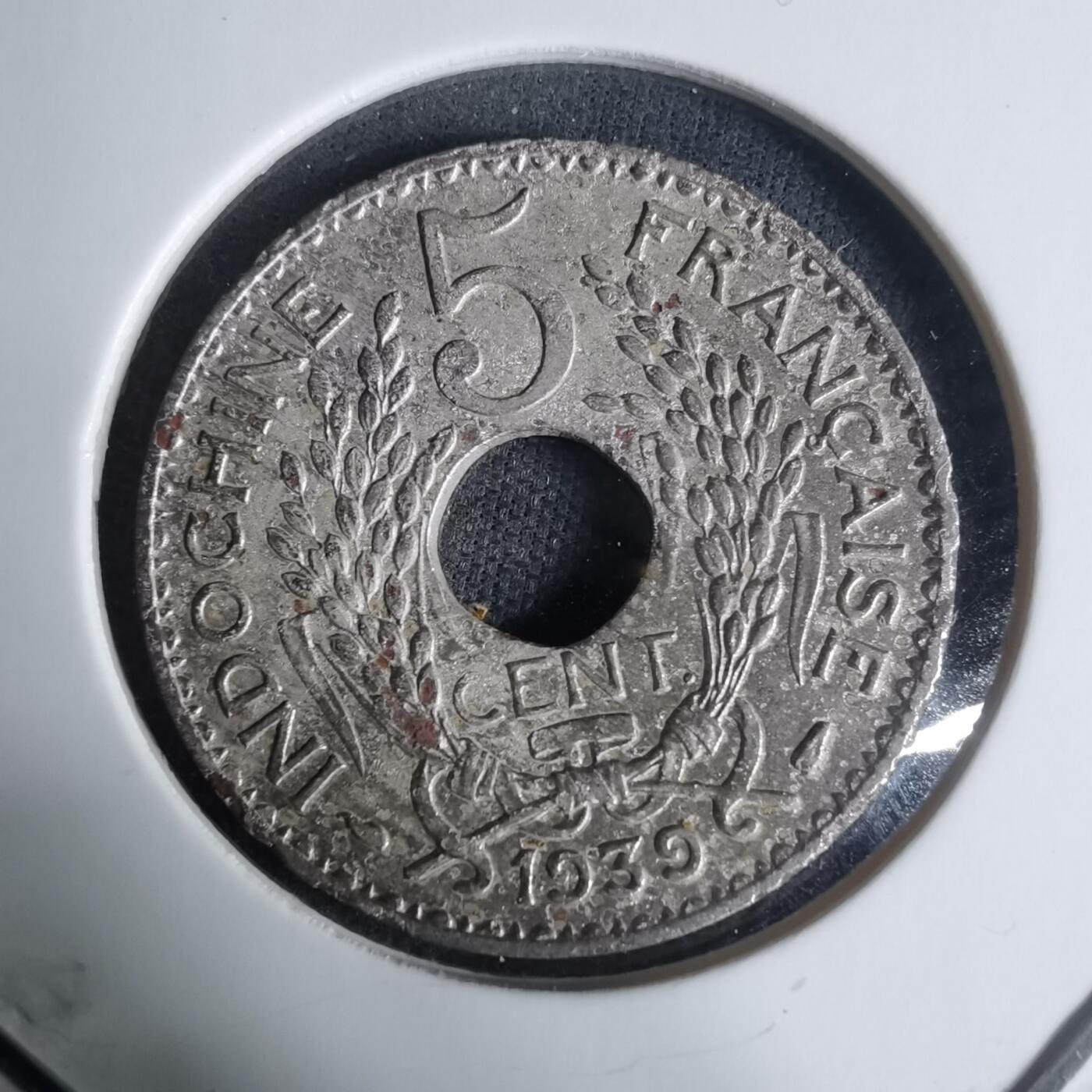 沼泽如烟--第940场 法属印度支那1939年五分