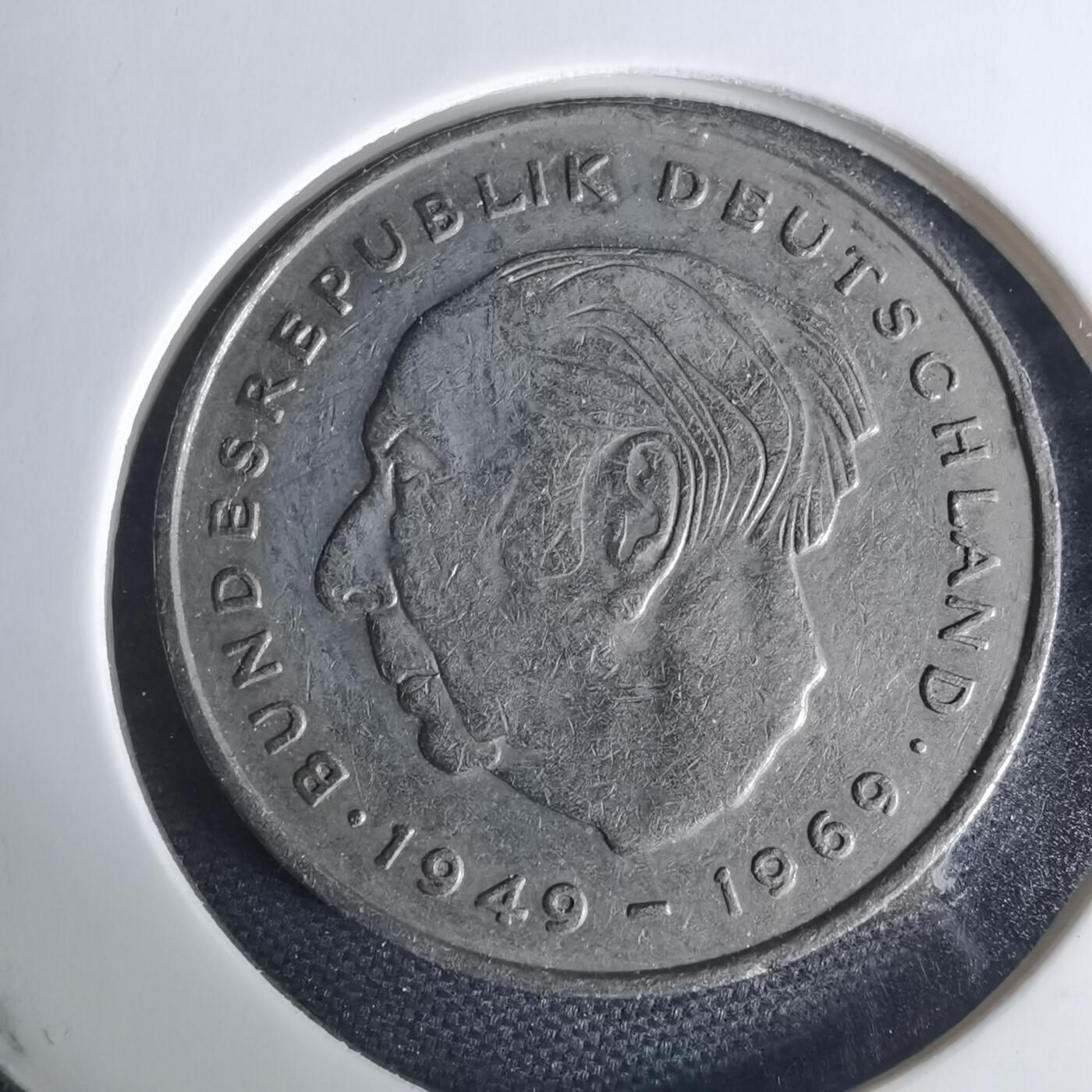 沼泽如烟--第940场 德国1971年2马克