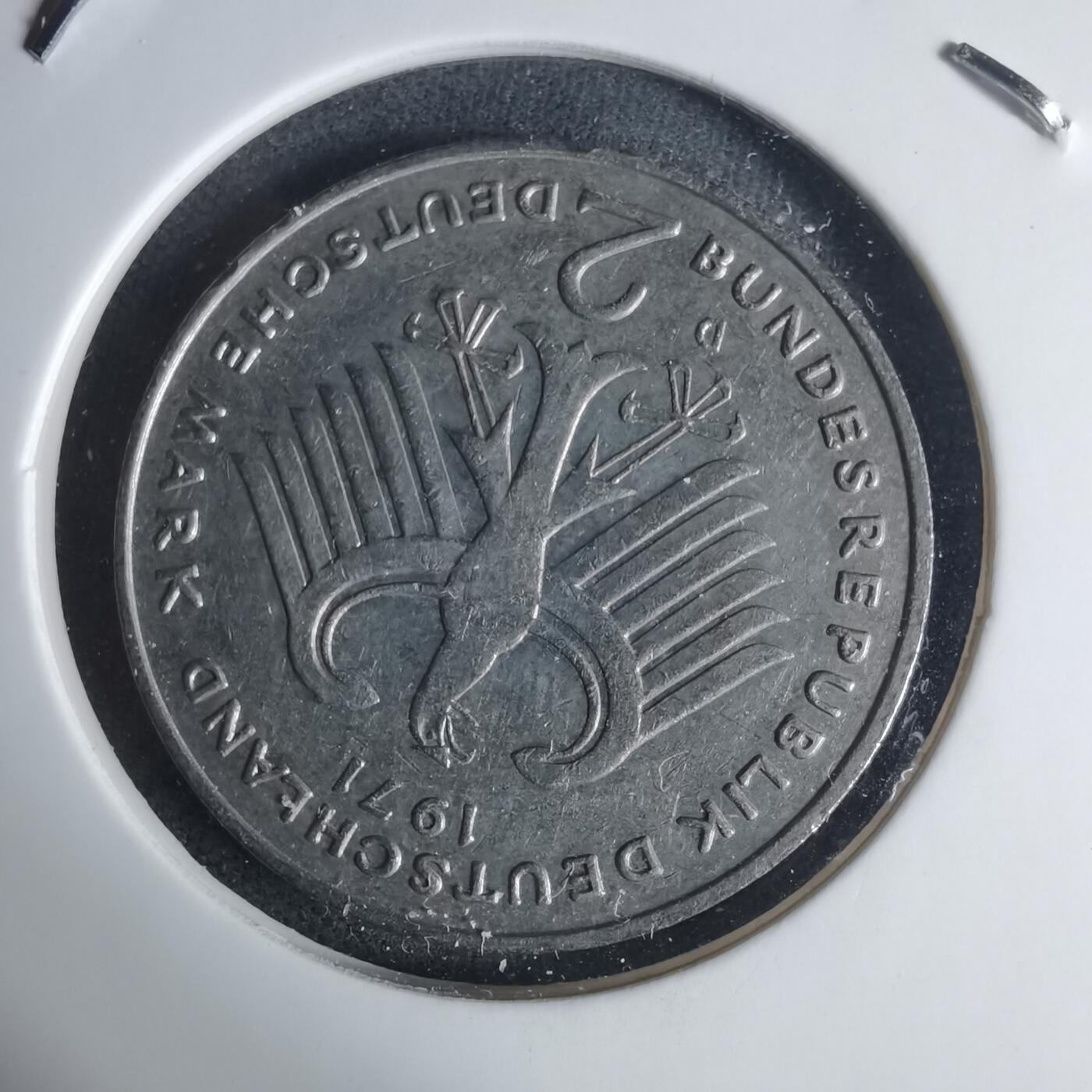 沼泽如烟--第940场 德国1971年2马克