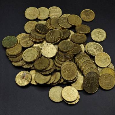 【淘币小摊】限时拍第八百三十五拍  散币批量币场  满百包邮可预留两周  周一统一发货  - 10欧分100枚