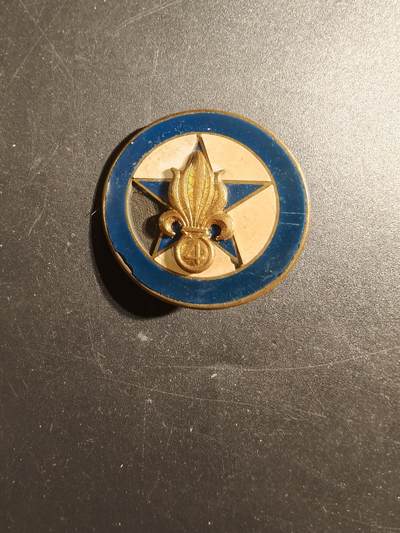 老王徽章第171期 - 法国外籍兵团第4外籍团指挥与支援连证章