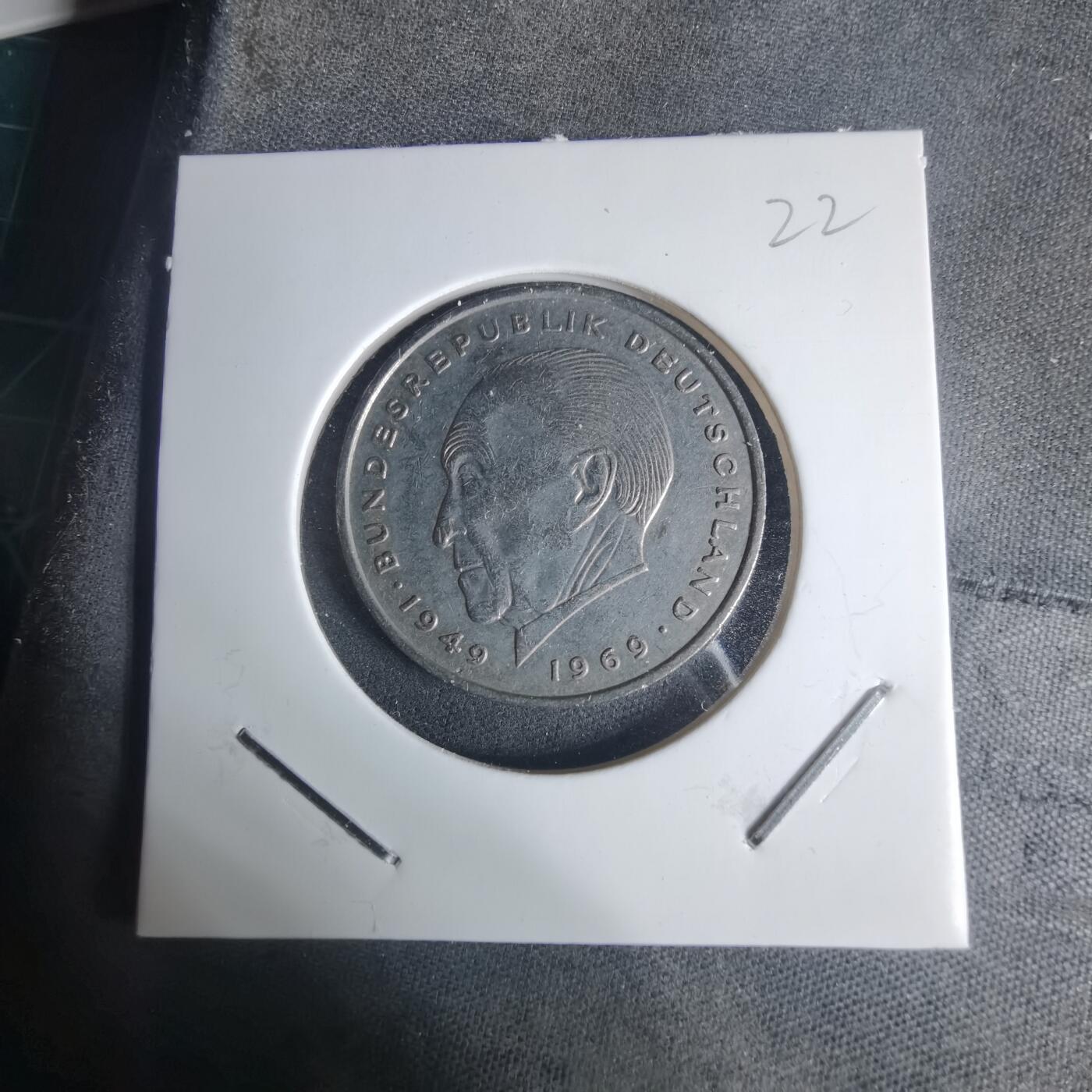 沼泽如烟--第940场 德国1971年2马克