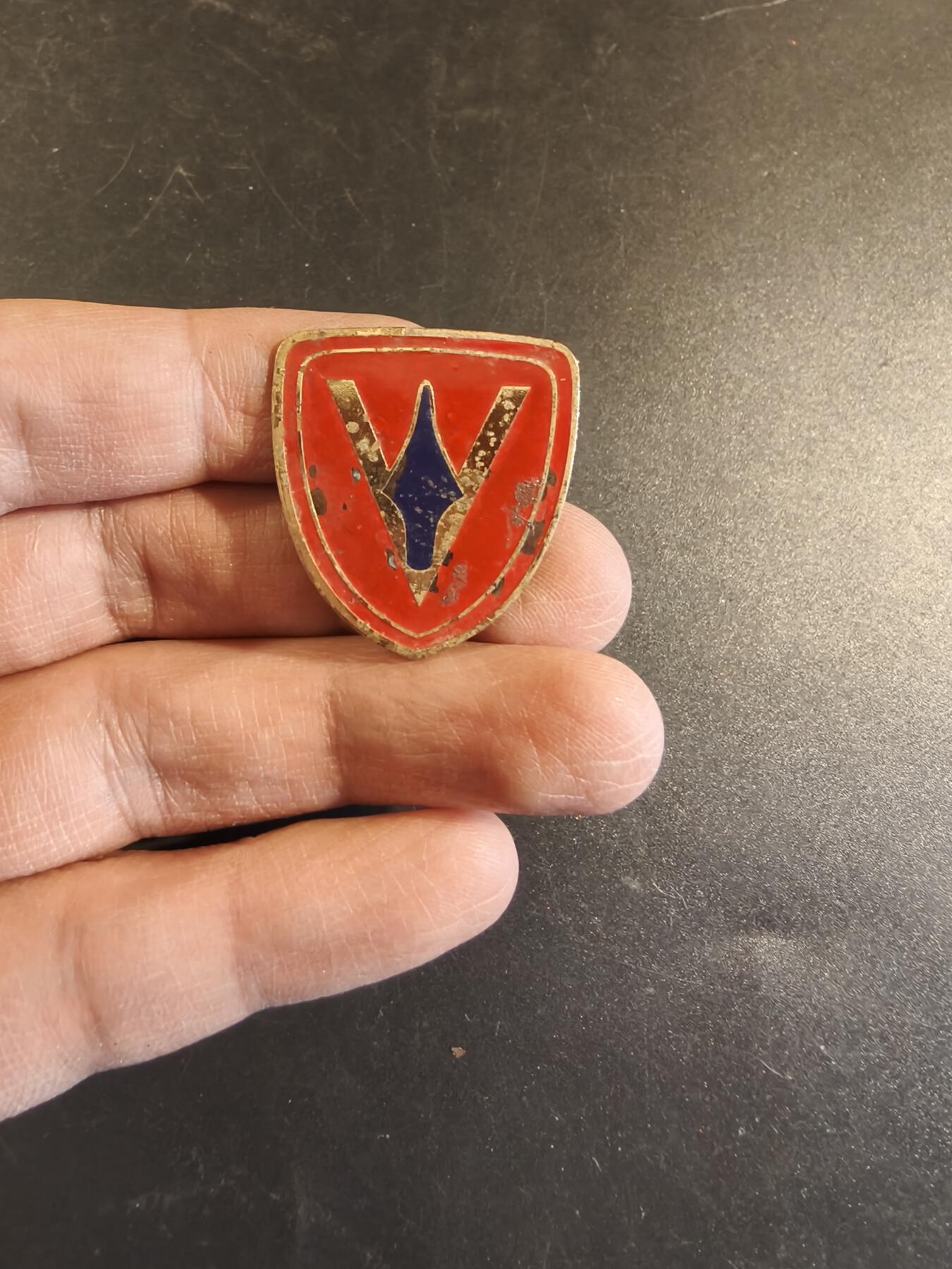 老王徽章第171期 美国陆战5师徽章    早期版本