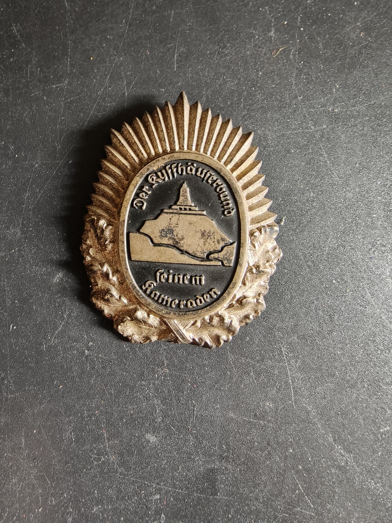 老王徽章第171期 德国基夫霍伊泽老兵协会帽徽