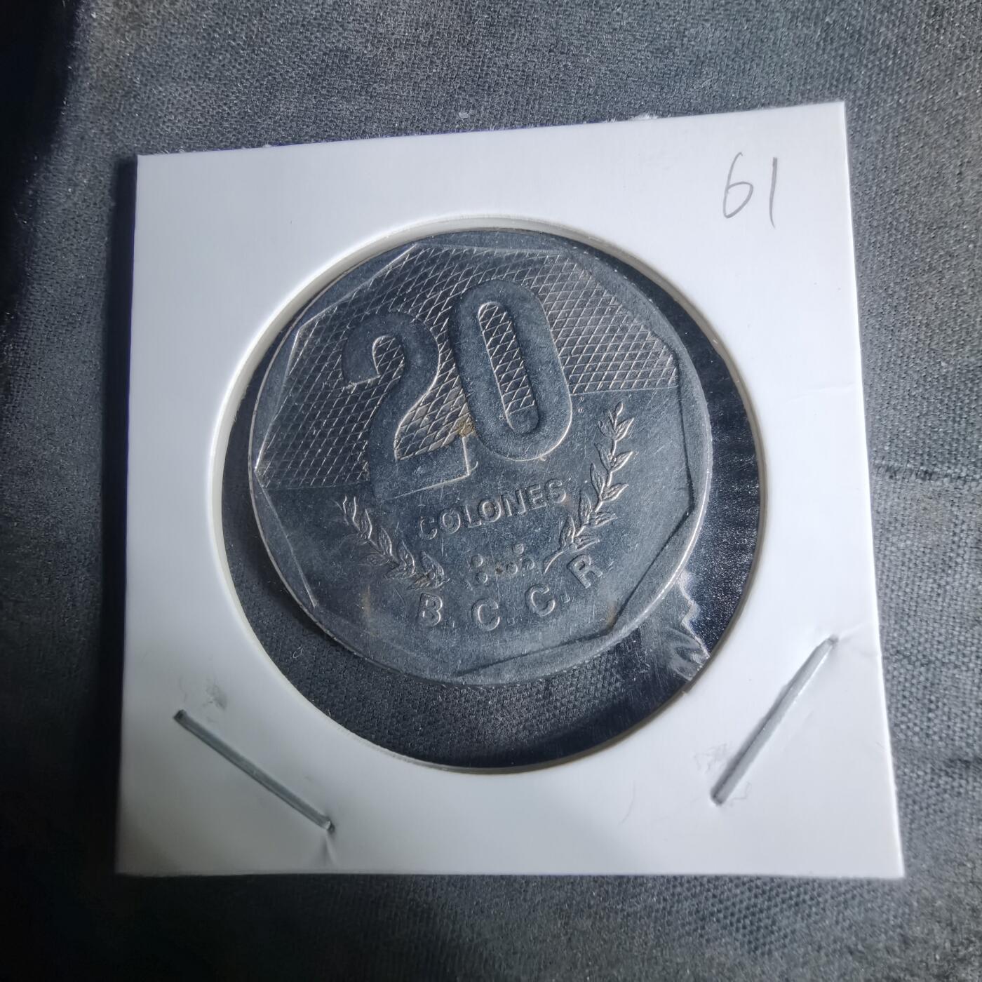 沼泽如烟--第940场 哥斯达黎加1985年20科朗