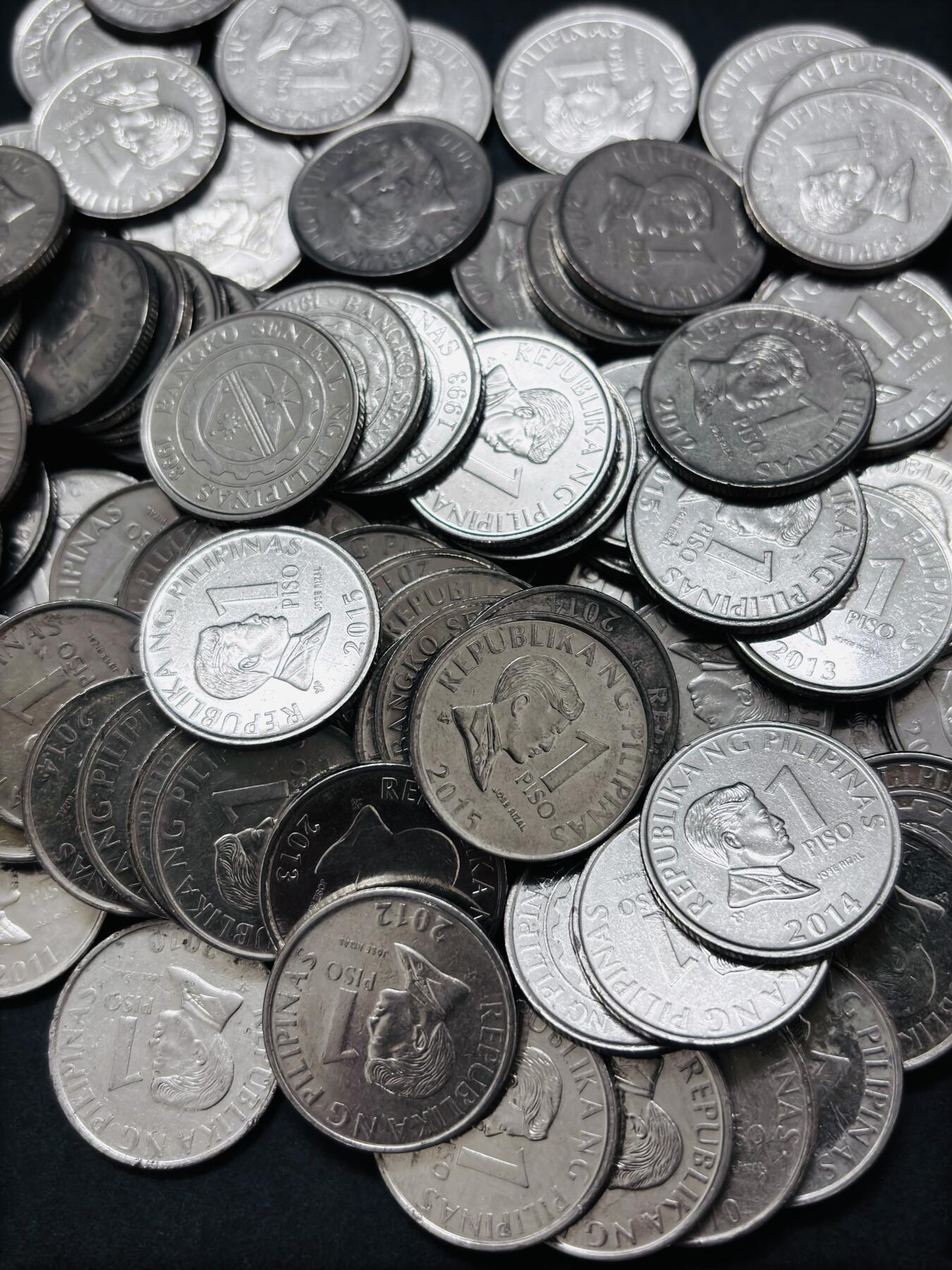 文馨钱币收藏第 286 场，圣诞节专场【 长期接收代拍品低至 0 佣金】 原光菲律宾 1 比索 100 枚