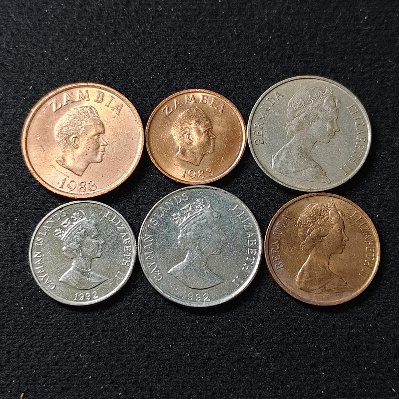 【全场包邮】纯粹捡漏拍488场（免费代拍第25场） 世界各国各年份动物币6枚一组